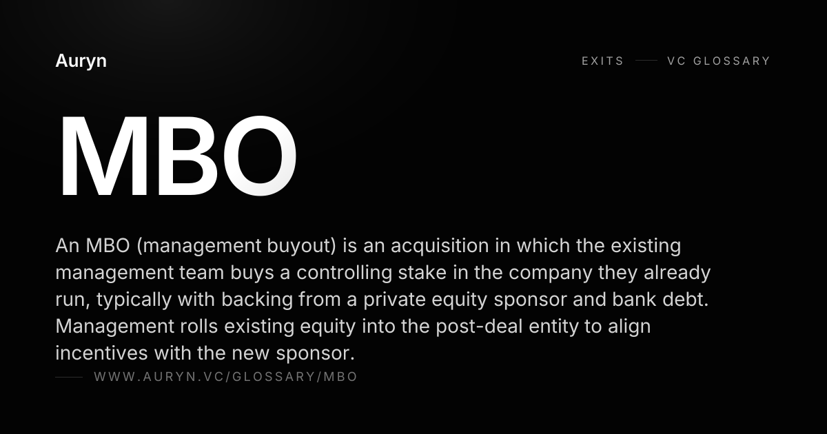 MBO | Auryn VC Glossary